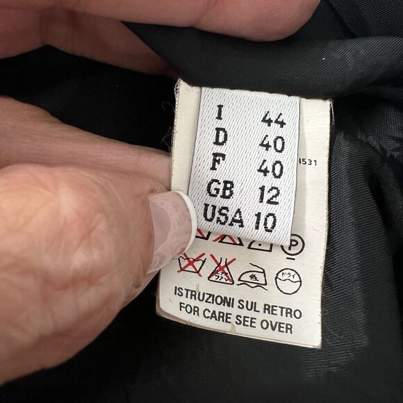 Moschino Cheap & Chic Dress Sz 10 Black Classic Square Neck Flapper Lined Elegan - Picture 8 of 16